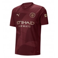 Camiseta Manchester City Erling Haaland #9 Tercera Equipación 2024-25 manga corta